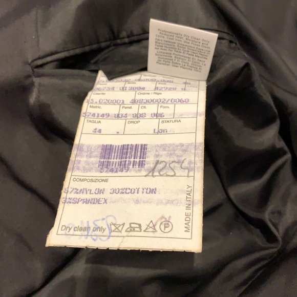 Men’s Donna Karen blazer size 44 black - Picture 5 of 5